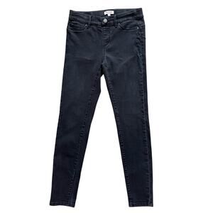 Juicy Couture Jeans Womens 4 Black Skinny Stretch Mid Rise Denim Leggings Pants